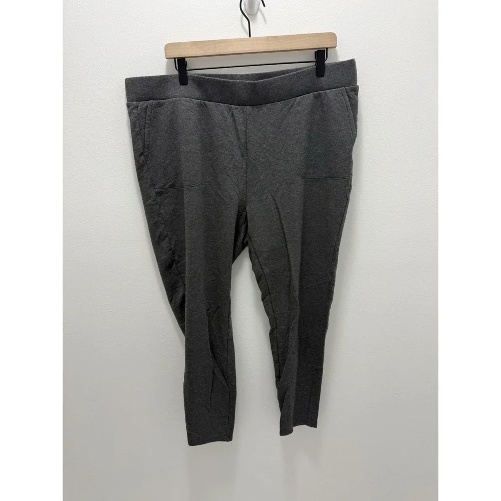 Torrid Fleece Lined Leggings Lot of 2‎ Size 3 Gray Navy Blue Pockets Plus 3X